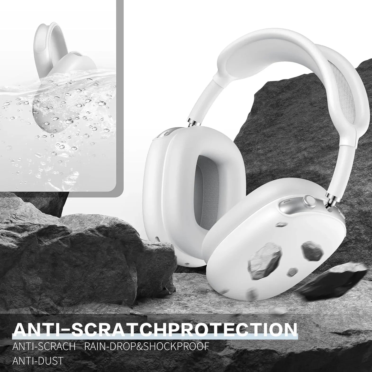 AirPods Max Silicone Protective Case Cover - Vélanoworld