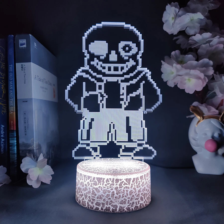 Undertale 3D LED Night Light