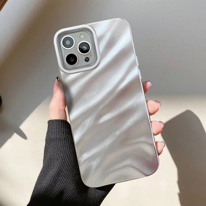 Luxury 3D Wavy Silicone Phone Case