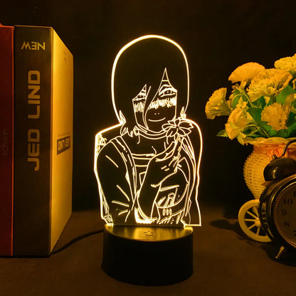 Chainsaw Man Anime 3D LED Night Light
