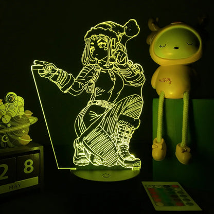 My Hero Academia Anime 3D LED Night Light