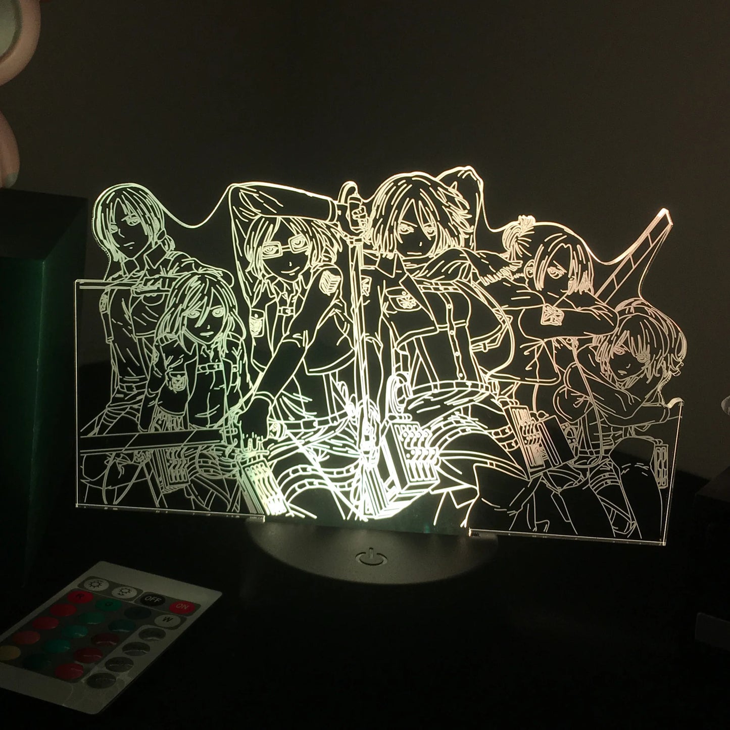 Attack on Titan 3D LED Anime Lamp