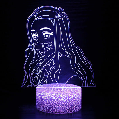 Demon Slayer Anime 3D LED Night Light