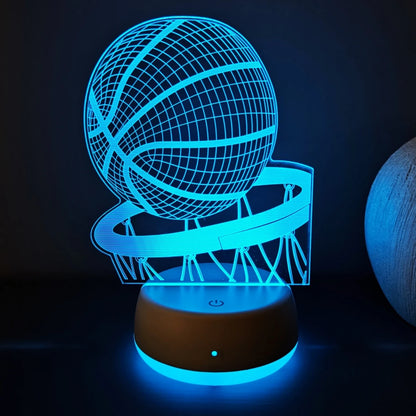 Basketball 3D LED Night Light