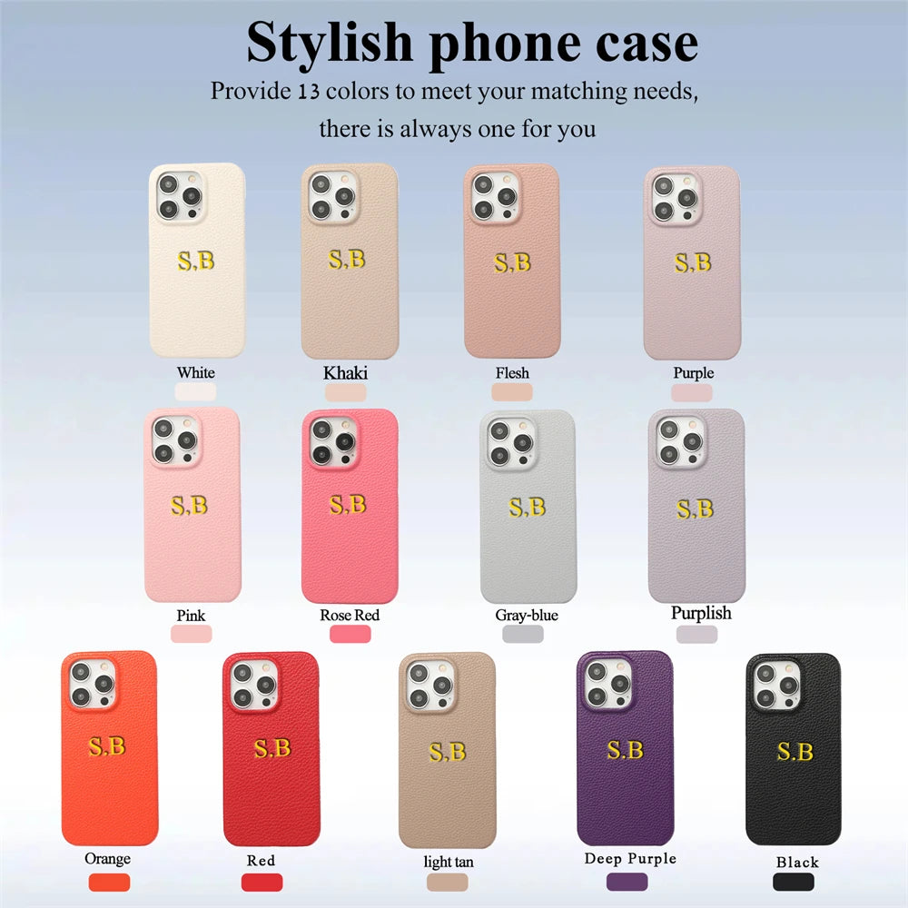 Luxury Lychee Pattern iPhone Cases - Vélanoworld