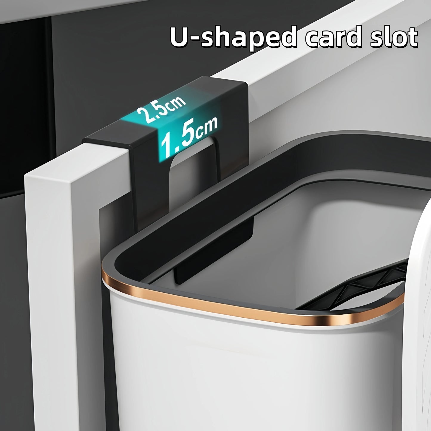 Hanging Waste Bin with Lid