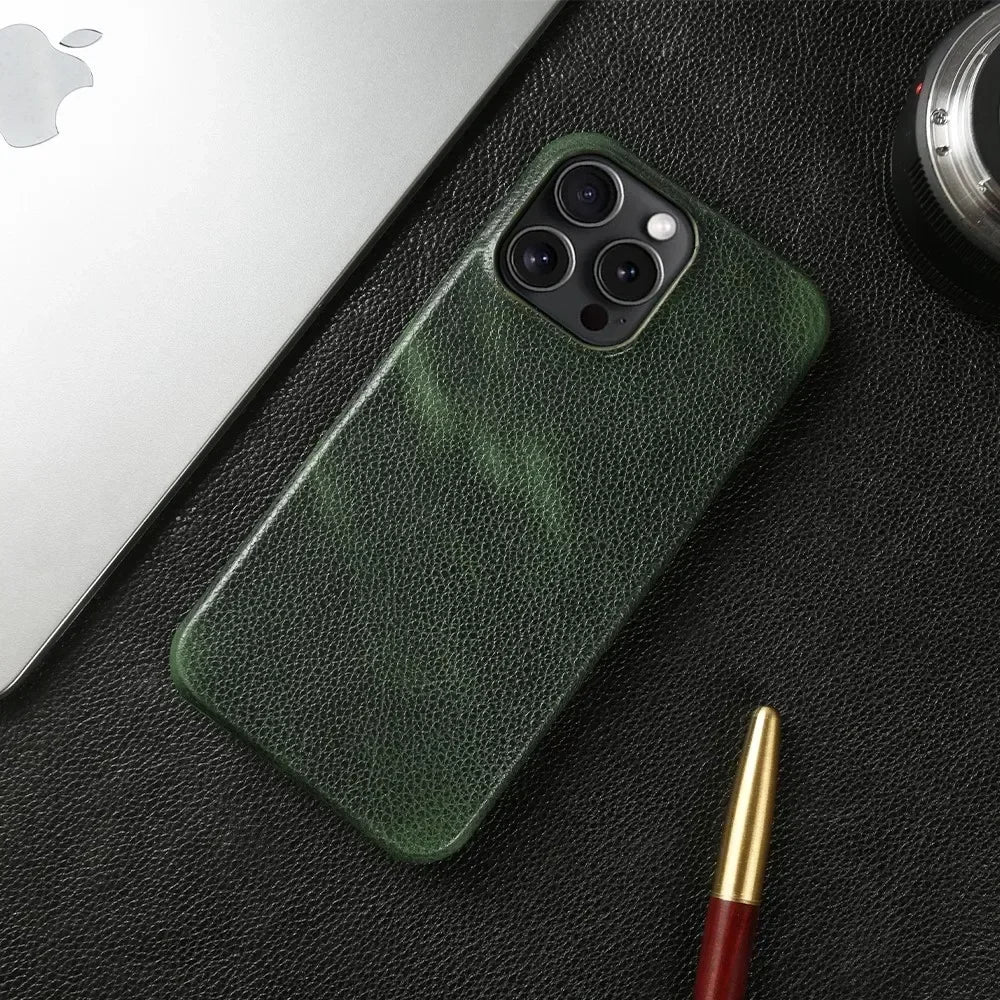 Durable Genuine Leather iPhone Case