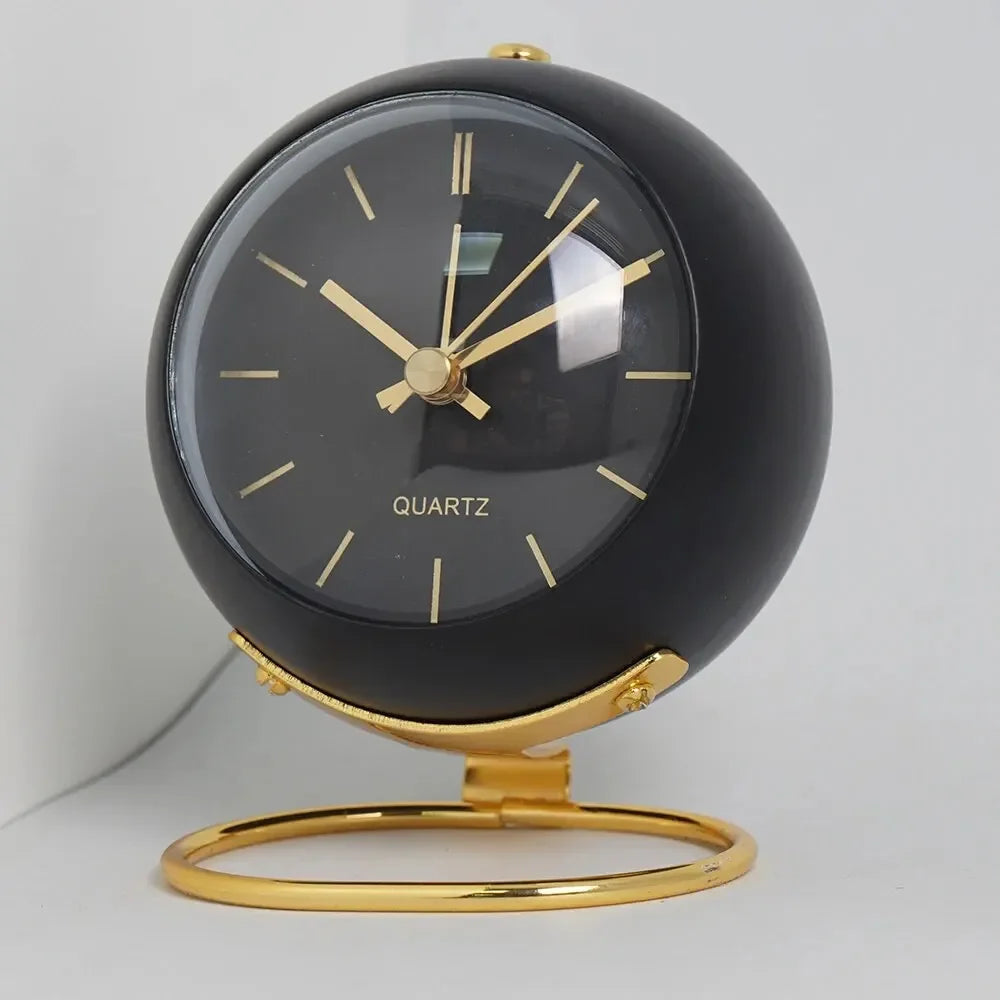 Vintage Metal Needle Alarm Clock