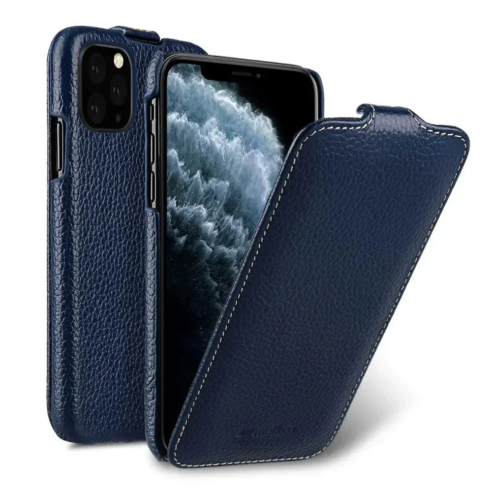 Genuine Leather Flip Case