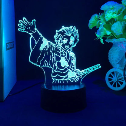 Demon Slayer Anime 3D LED Night Lamp