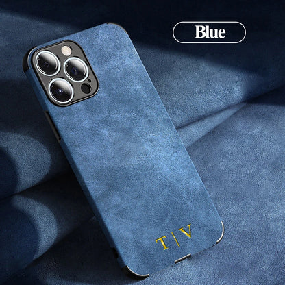 Lambskin Leather Luxury Phone Case - Vélanoworld