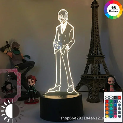 One Piece Anime 3D LED Lamp