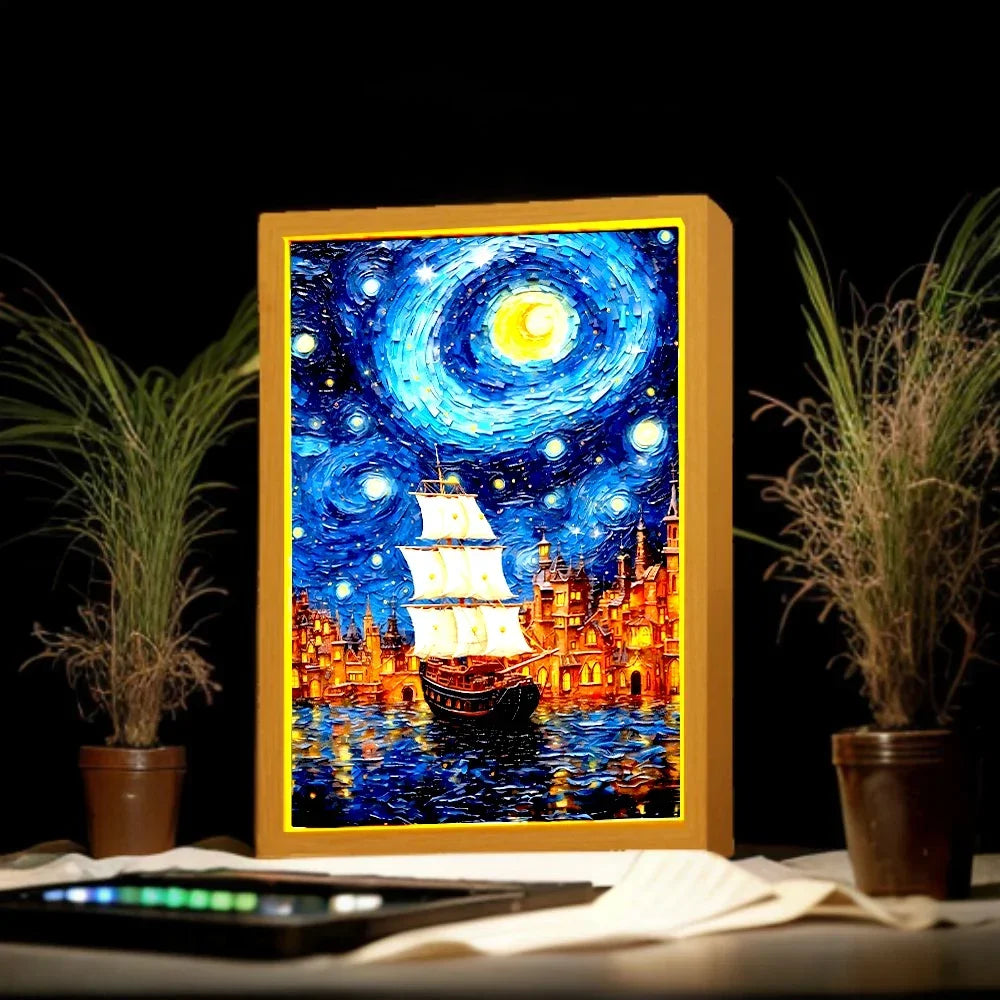 Van Gogh Starry Sky LED Light Painting
