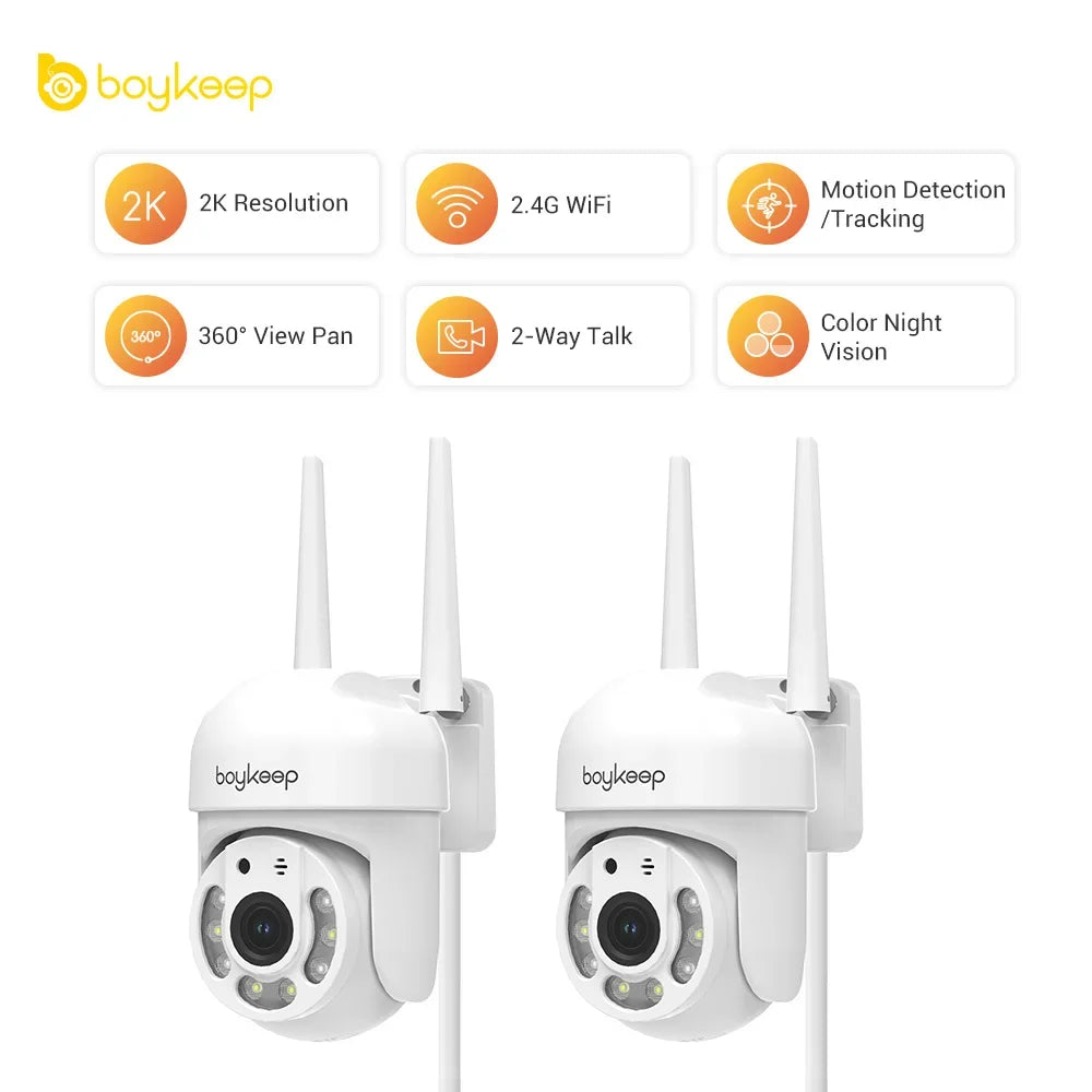 Outdoor Wireless Security Camera with Night Vision