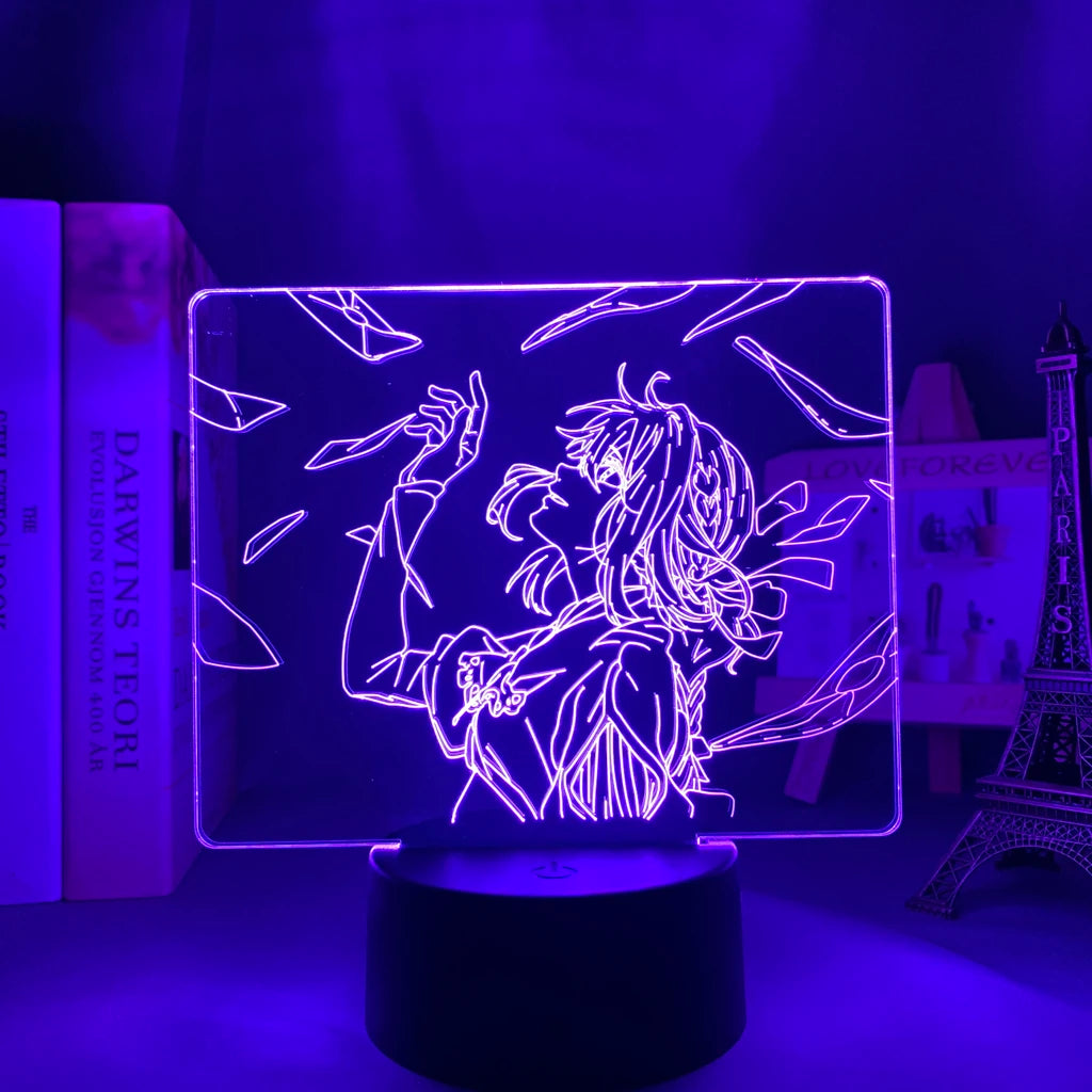 Violet Evergarden 3D LED Anime Night Light