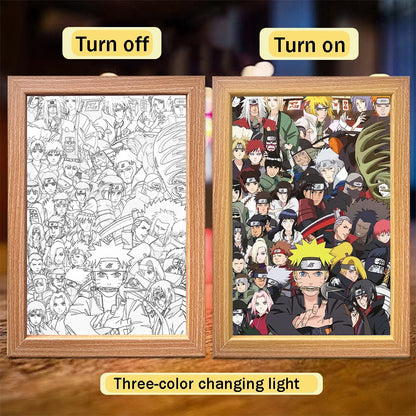 Naruto Anime LED Light Painting