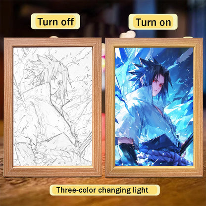 Naruto Anime LED Light Painting