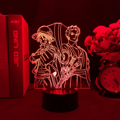 One Piece Anime 3D LED Night Light