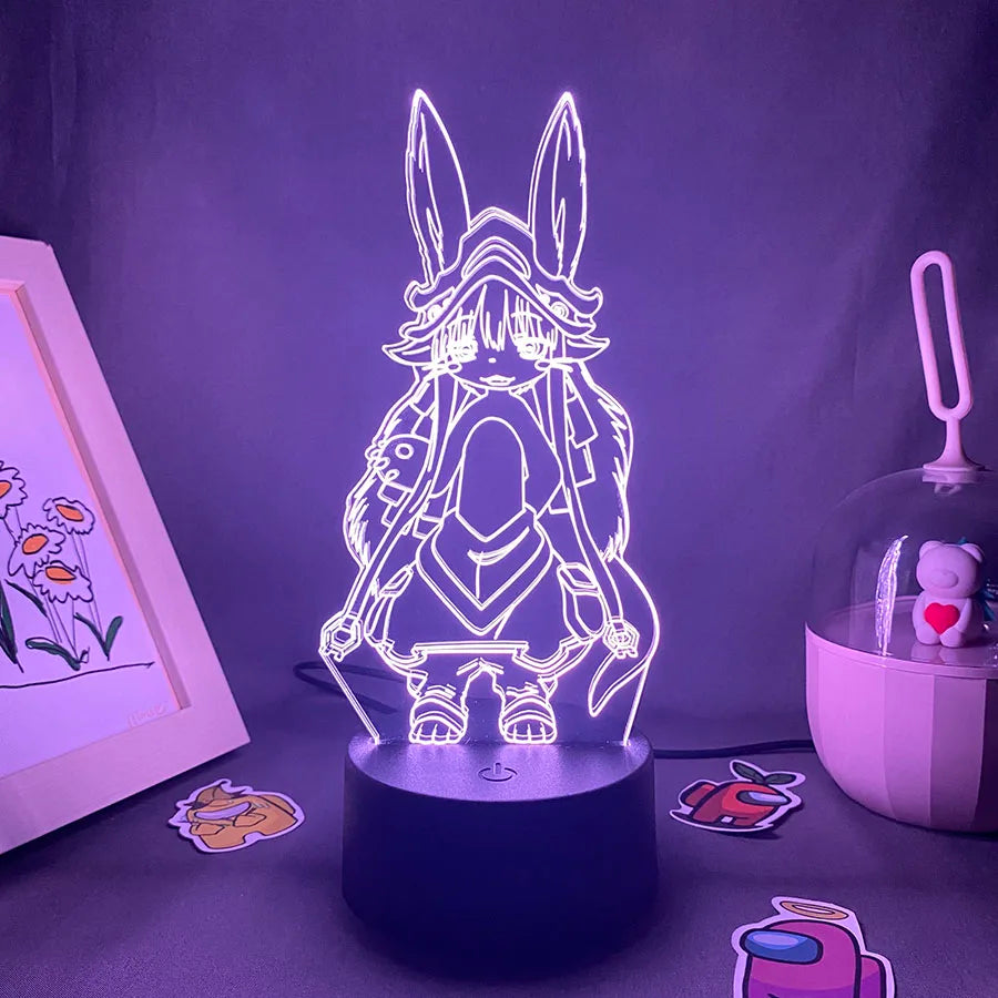 Made in Abyss Anime 3D LED Night Light