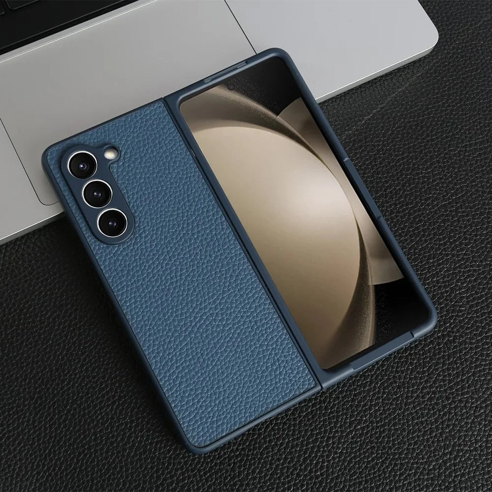 Luxury Genuine Leather Cases for Samsung Galaxy Z Fold