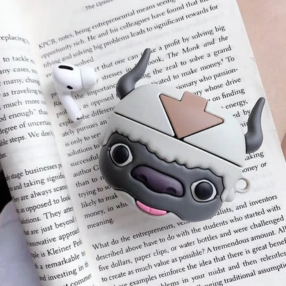 Avatar Appa Cartoon Silicone AirPods Case