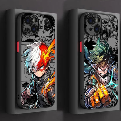 My Hero Academia Cool Frosted Translucent Phone Case