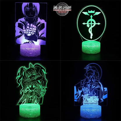 Fullmetal Alchemist Anime 3D LED Night Light