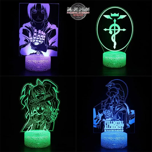 Fullmetal Alchemist Anime 3D LED Night Light