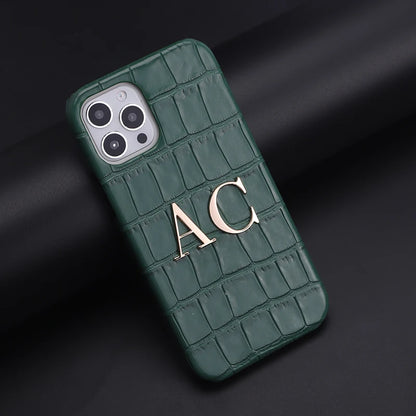 Custom Crocodile Leather Case