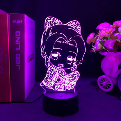 Demon Slayer 3D LED Anime Lamp