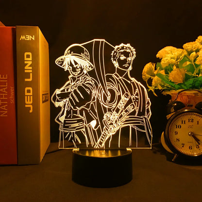 One Piece Anime 3D LED Night Light