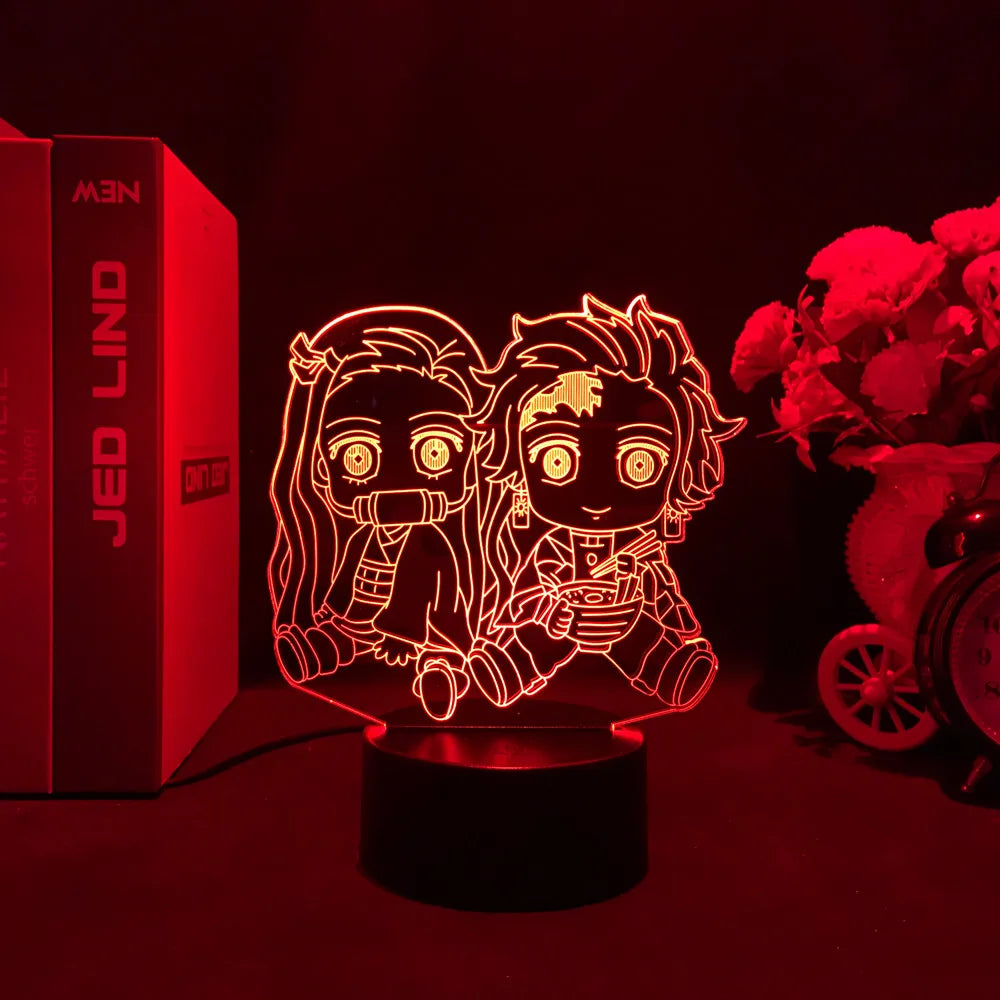 Demon Slayer Anime 3D LED Night Lamp