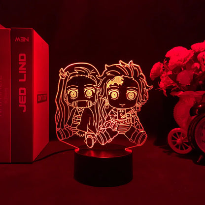 Demon Slayer Anime 3D LED Night Lamp