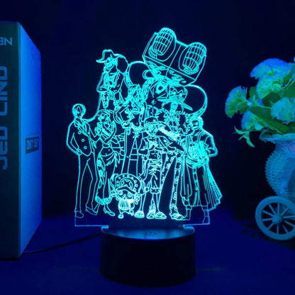 One Piece Anime 3D LED Night Light