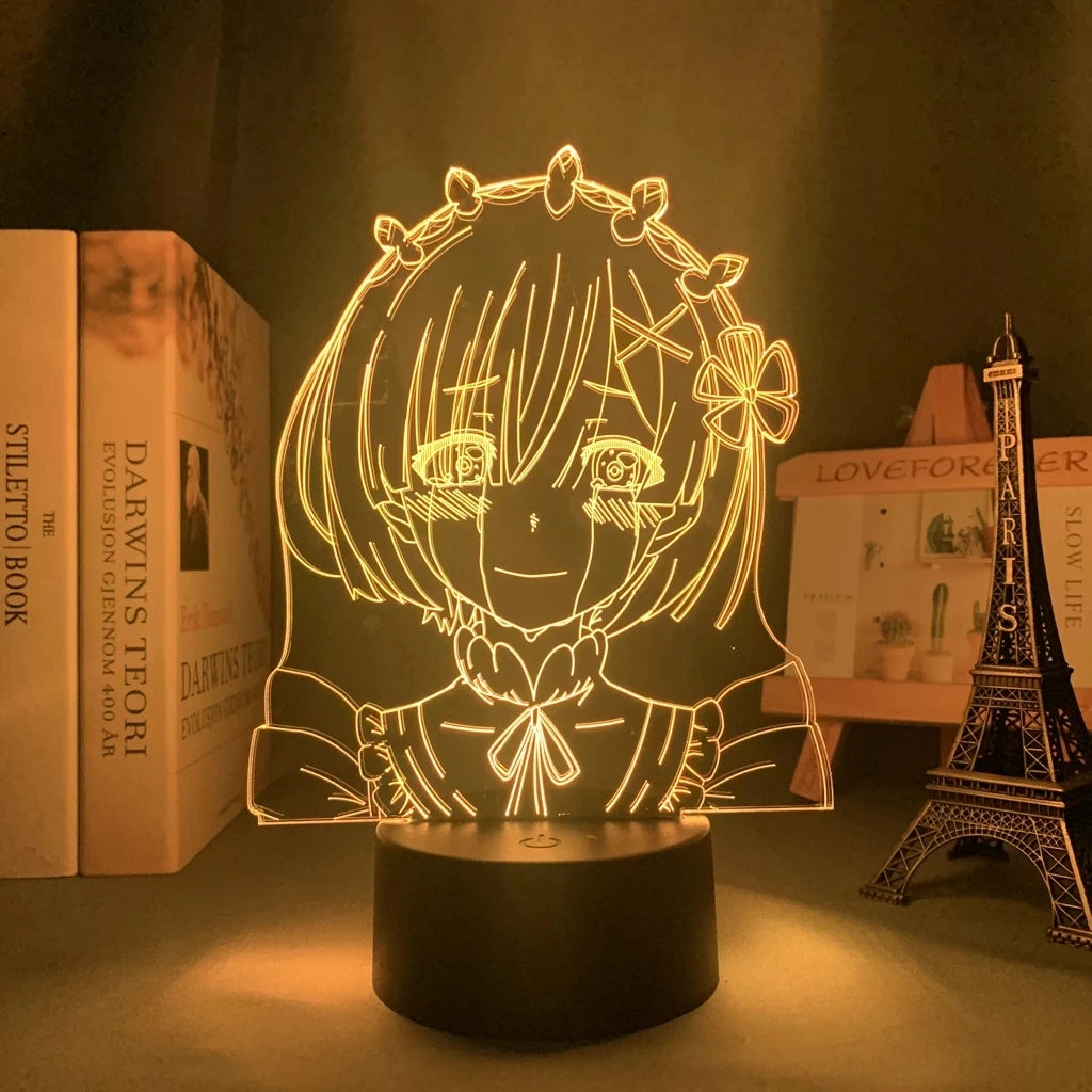 Re:Zero Anime 3D LED Night Light