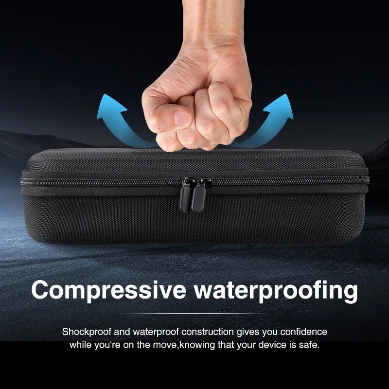 EVA Portable Carrying Case with Tempered Glass Screen Protector for PS5 Portal Console