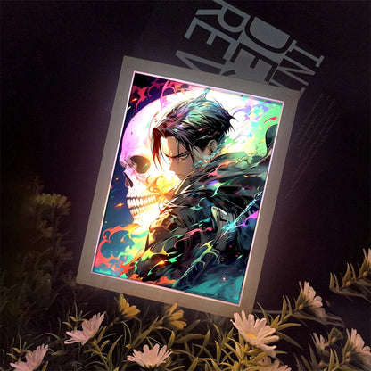 Attack on Titan Anime LED Light Painting