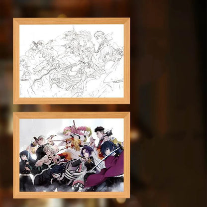 Demon Slayer Anime LED Light Painting