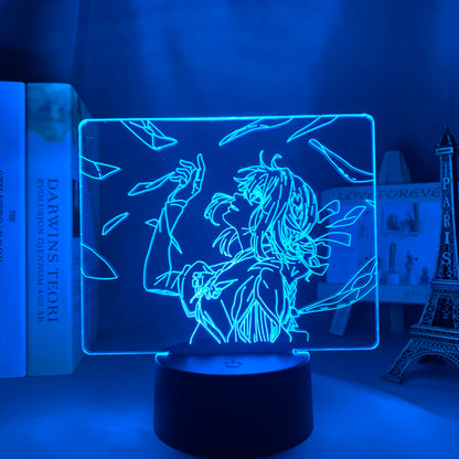 Violet Evergarden 3D LED Anime Night Light