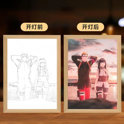 Naruto Anime LED Light Painting
