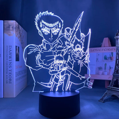 Yu Yu Hakusho Anime 3D LED Night Light