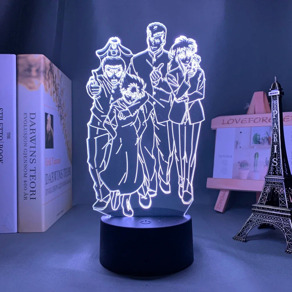 Yu Yu Hakusho Anime 3D LED Night Light