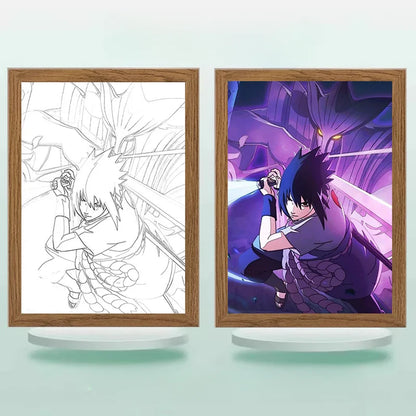 Naruto Anime LED Light Painting