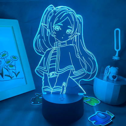 Frieren Anime 3D LED Night Light