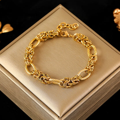 Stainless Steel Chain Link Bracelets