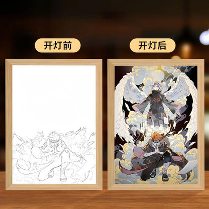 Naruto Anime LED Light Painting