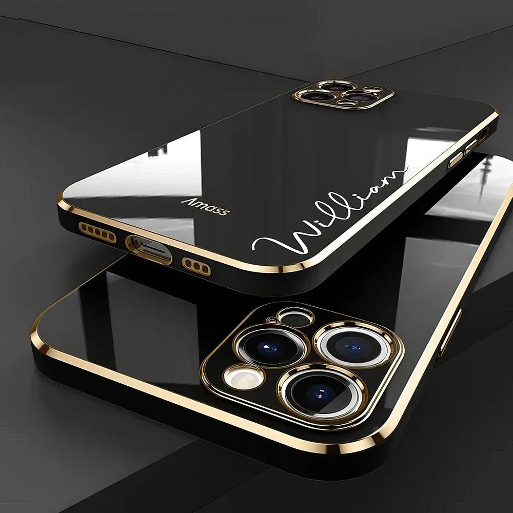 Luxury Silicone Name Case for iPhone - Vélanoworld