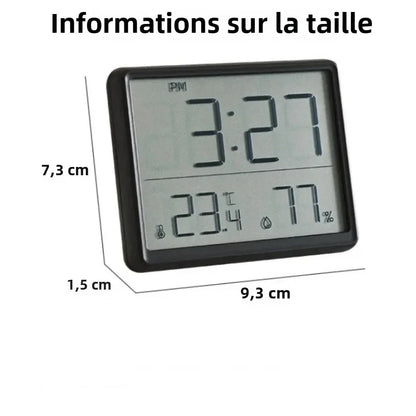 Mini Electronic Digital Clock – Magnetic LCD Desktop & Wall-Mount Alarm Clock