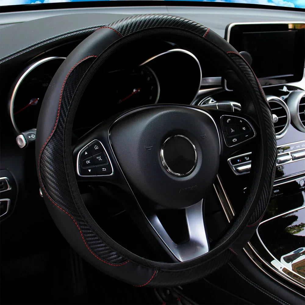 Carbon Fibre Steering Wheel Cover