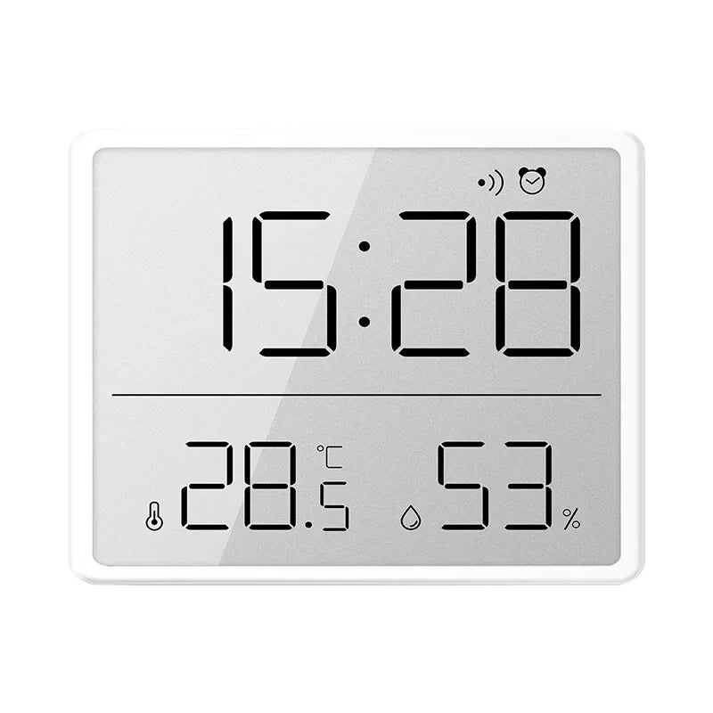 Mini Electronic Digital Clock – Magnetic LCD Desktop & Wall-Mount Alarm Clock